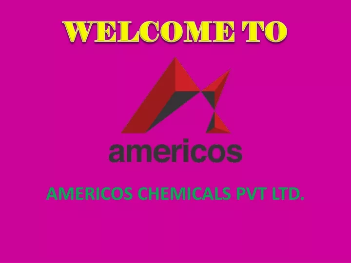 americos chemicals pvt ltd