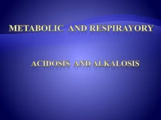 metabolic and respirayory acidosis and alkalosis