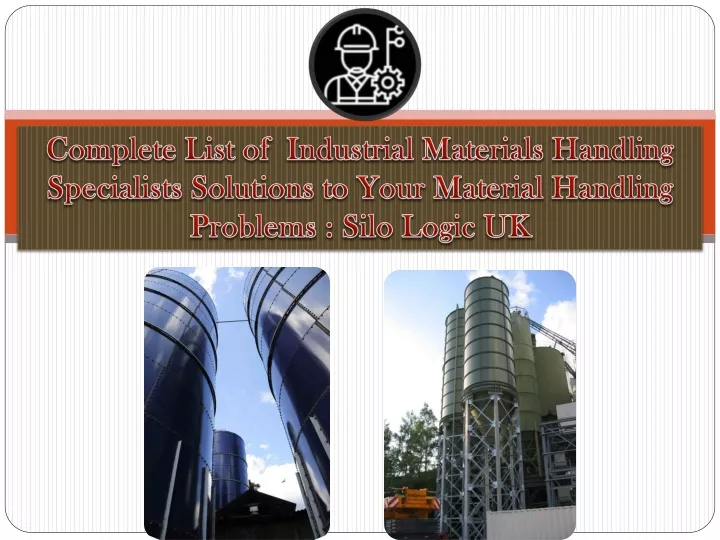complete list of industrial materials handling
