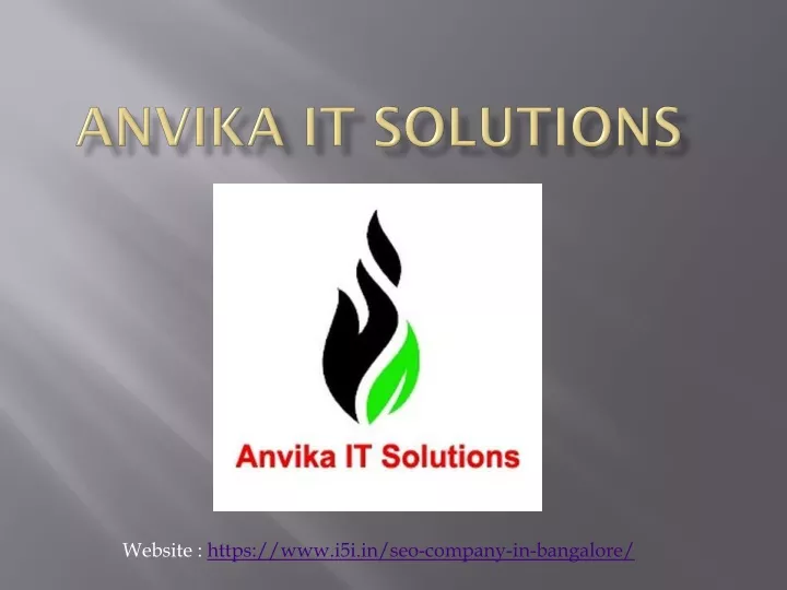 anvika it solutions