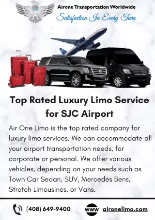 Top Rated Luxury Limo Service for SJC Airport