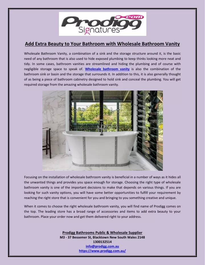 add extra beauty to your bathroom with wholesale