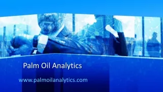 Palm Oil Analytics