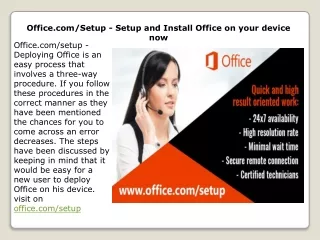 office com setup setup and install office on your