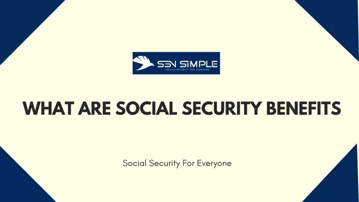 what are social security benefits