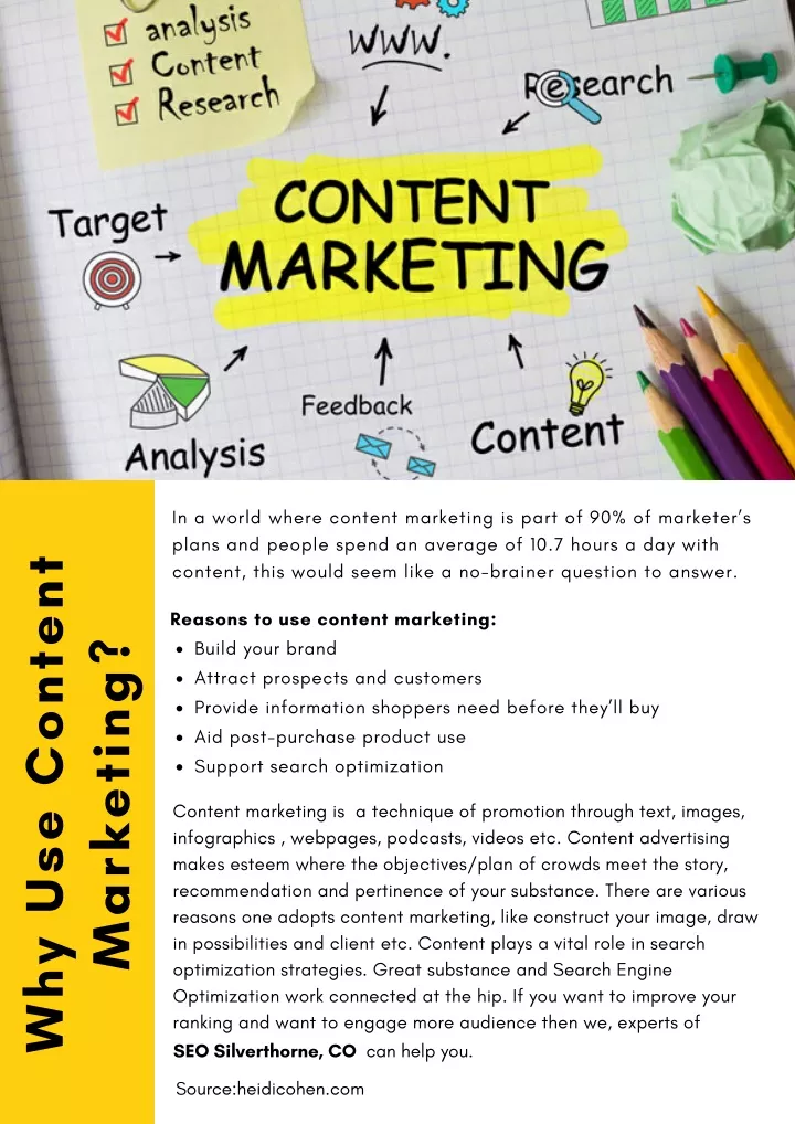in a world where content marketing is part