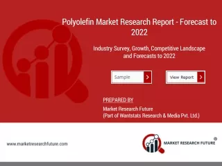 Polyolefin Market Forecast - Share, Trends, Competitive Landscape, Overview and Forecast 2020 To 2022