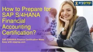 how to prepare for sap s 4hana financial
