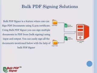Bulk PDF Signer | Auto Digital Signature