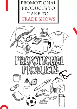 Promotional Products To Take To Trade shows