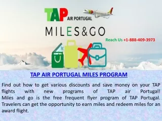 TAP AIR PORTUGAL MILES PROGRAM
