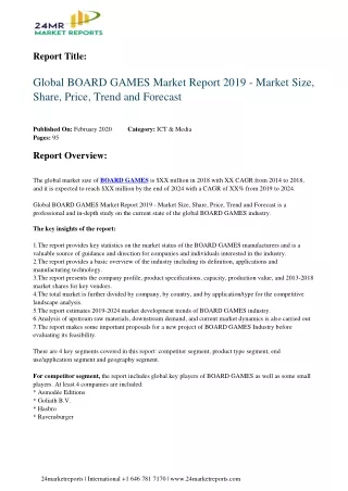 report title