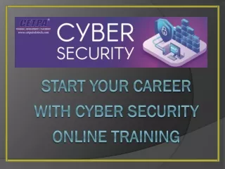 start your career with cyber security online training