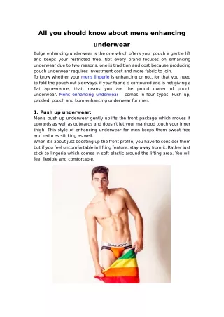 all you should know about mens enhancing