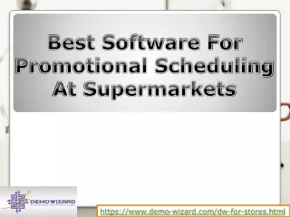 Best Software For Promotional Scheduling At Supermarkets