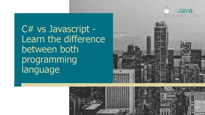 c vs javascript learn the difference between both programming language