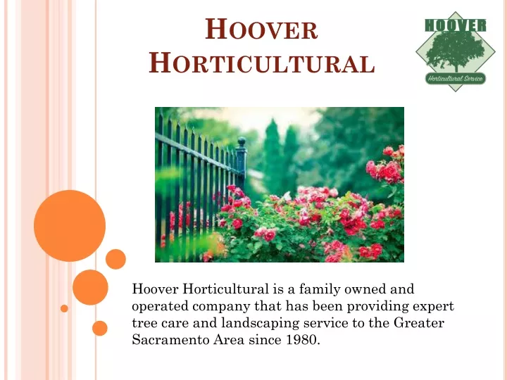 hoover horticultural