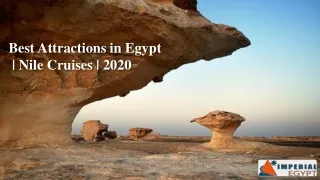 Best Attractions in Egypt | Nile Cruises | 2020
