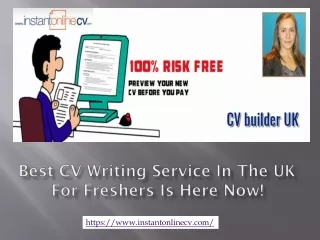Best CV writing service in the UK for freshers is here now!