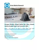 European Wireless Charger Market - slide 1