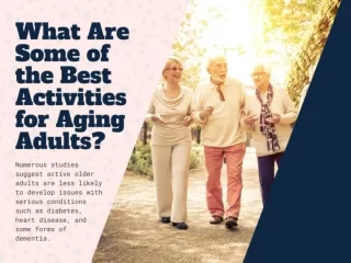 What Are Some of the Best Activities for Aging Adults?