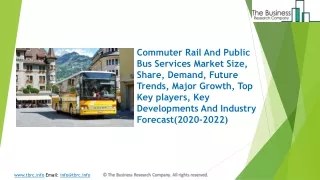 commuter rail and public bus services market size