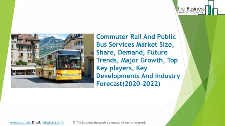 commuter rail and public bus services market size