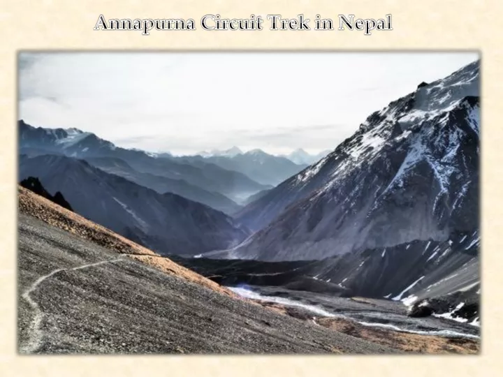 annapurna circuit trek in nepal