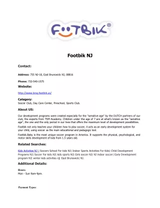 Footbik NJ