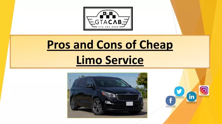 pros and cons of cheap limo service