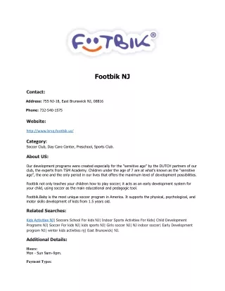 Footbik NJ