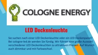 LED Deckenleuchte