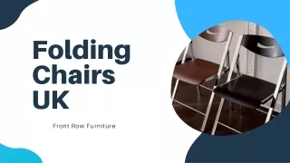 Folding Chairs | Plastic Folding Chairs UK |Front Row Furniture