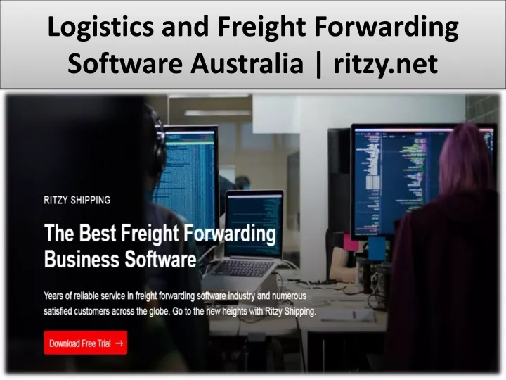 logistics and freight forwarding software australia ritzy net