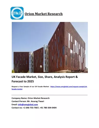 UK Facade Market Size, Industry Trends, Share and Forecast 2019-2025