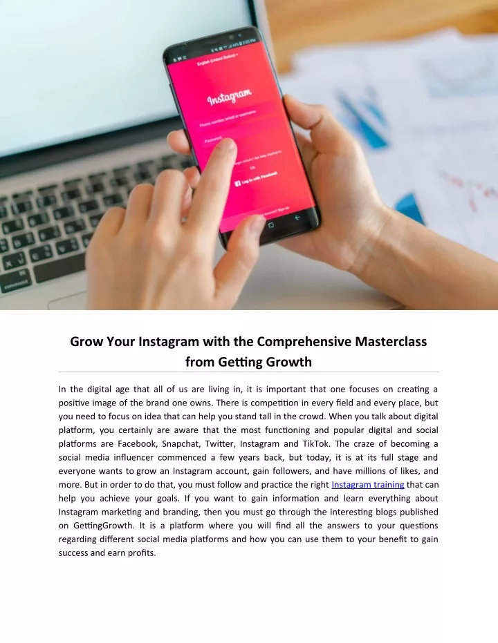 grow your instagram with the comprehensive