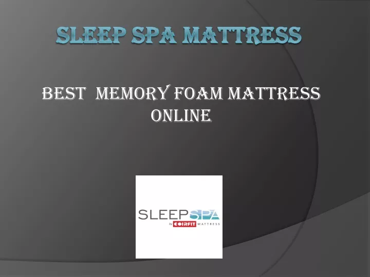 best memory foam mattress online