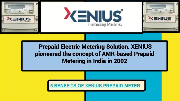 prepaid electric metering solution xenius