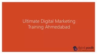 Ultimate Digital Marketing Training Ahmedabad