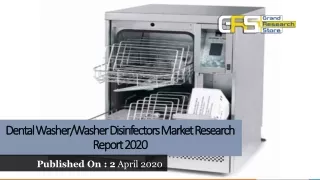 Dental Washer Disinfectors Market Research Report 2020