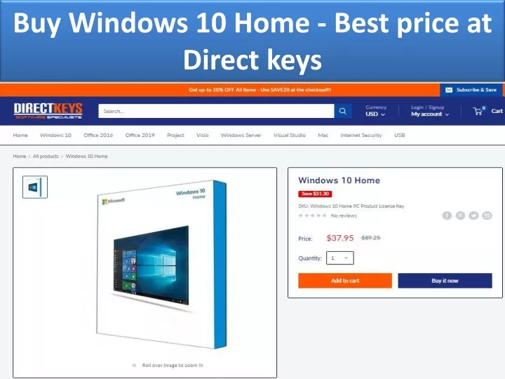 buy windows 10 home best price at direct keys