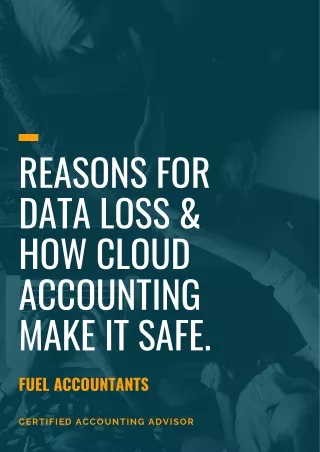 Reason for Data Loss & How Cloud Accounting Make it safe