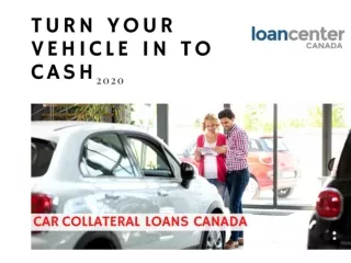 Get secured Car Collateral Loan Against Your Vehicle Title