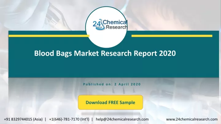 blood bags market research report 2020