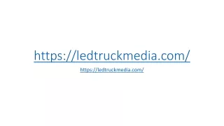 Mobile Advertising Trucks