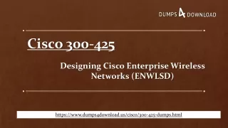 Free Cisco 300-425 Dumps Instant Success in 300-425 Exam | Dumps4Download.us