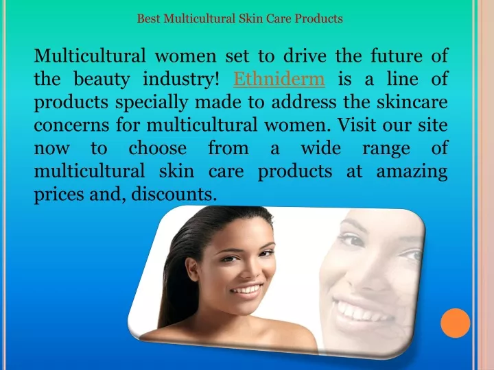 best multicultural skin care products
