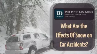 what are the effects of snow on car accidents