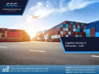 logistics service in edmonton css