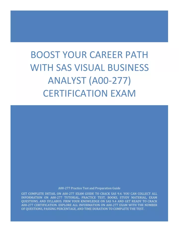 boost your career path with sas visual business